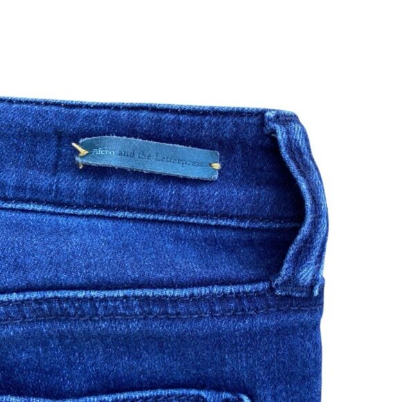 Anthropologie Pilcro 26 Stet Mid-Rise Dark Wash Jeans - Picture 8 of 10